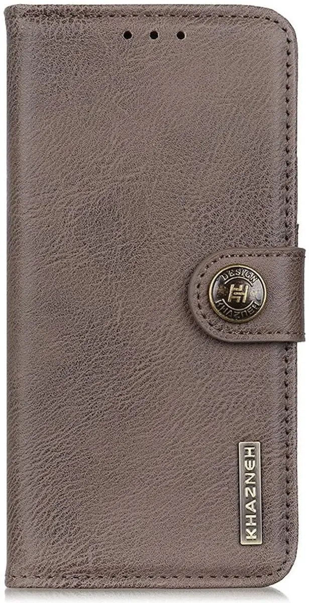 Khazneh Motorola ThinkPhone Hoesje Portemonnee Book Case - Bruin