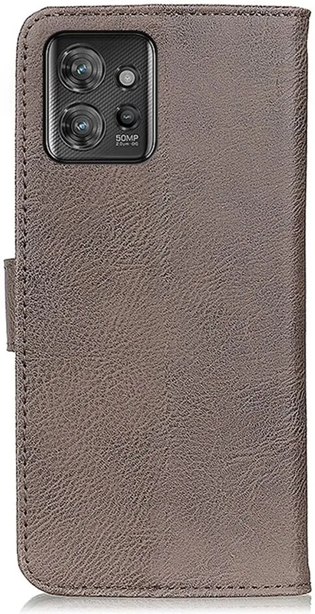 Khazneh Motorola ThinkPhone Hoesje Portemonnee Book Case - Bruin