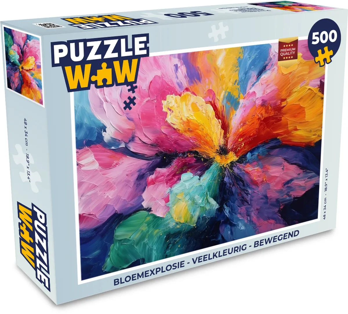 PuzzleWow Bloemexplosie Bewegende Legpuzzel 500 Stuks - MPN 8721414231003