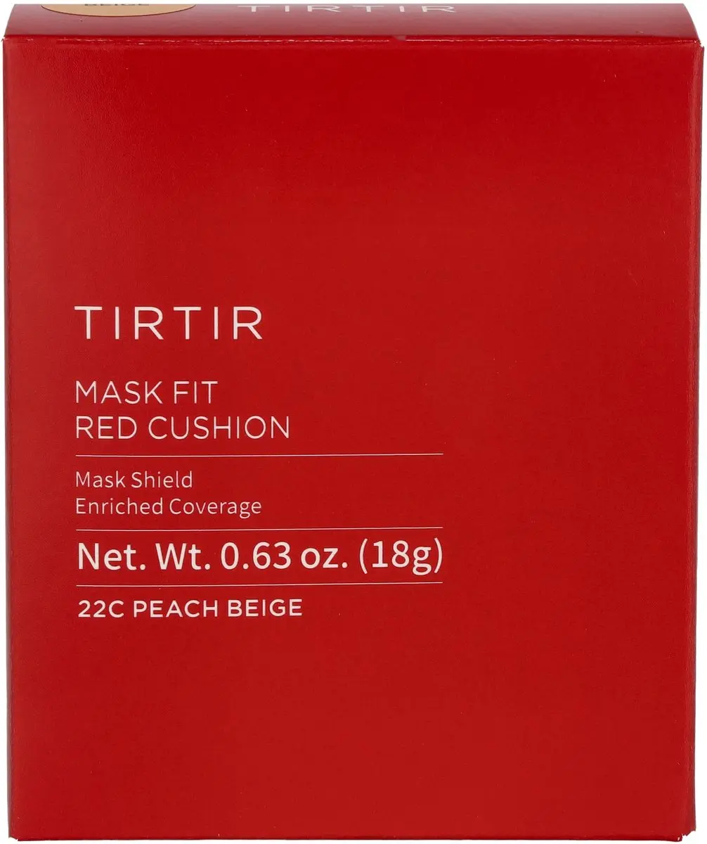 Tirtir Mask Fit Red Cushion Foundation SPF40 #22C Peach Beige 18g - afbeelding 2 van 6
