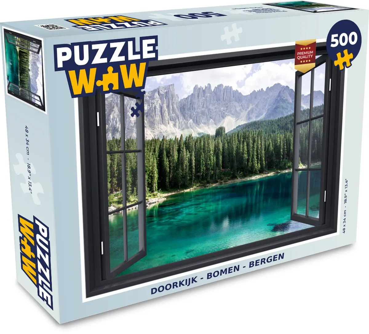 PuzzleWow Boom Bergen Legpuzzel 500 Stuks