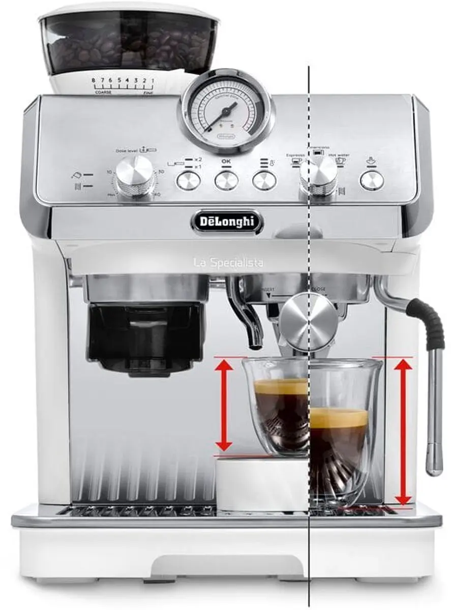 De'Longhi Dedica Arte EC9155.W Espressomachine - 1,7L - Wit - afbeelding 4 van 6