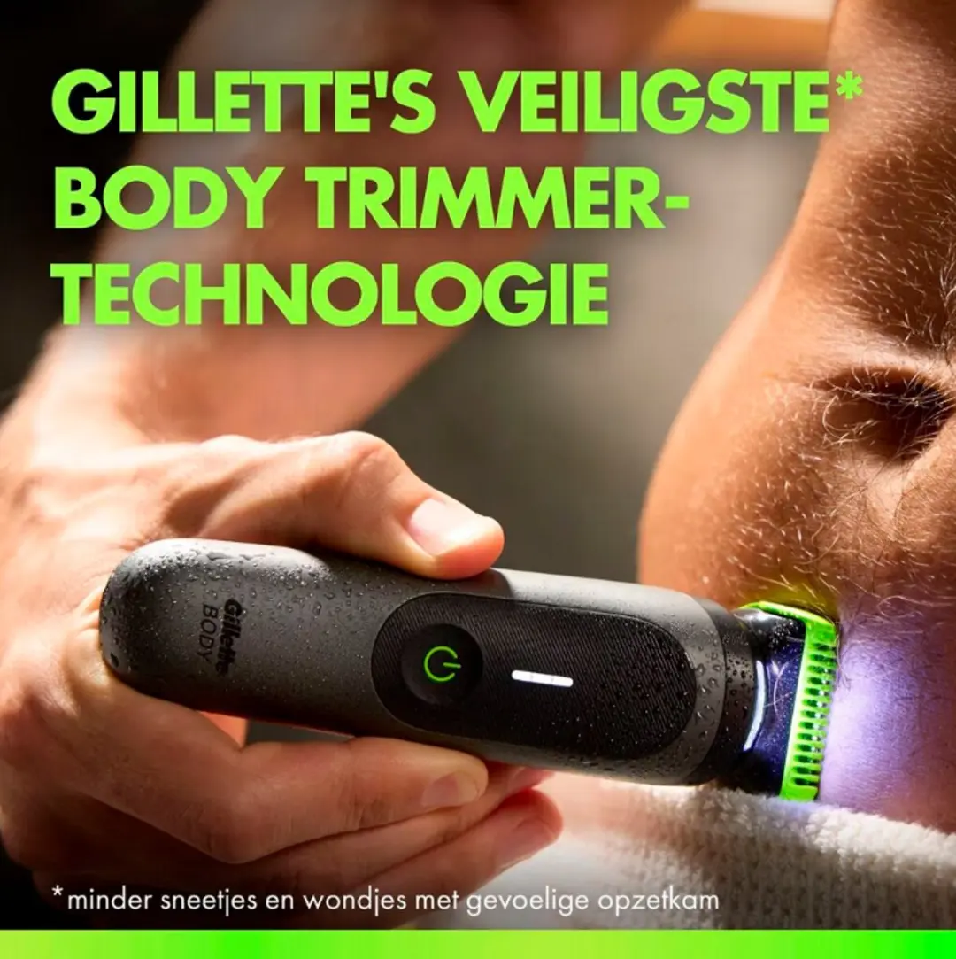 GilletteLabs Body + Intimate i7 Trimmer - Zwart