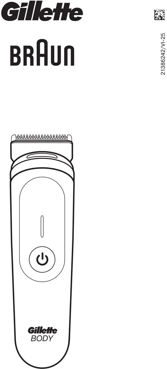 GilletteLabs Body + Intimate i7 Trimmer - Zwart