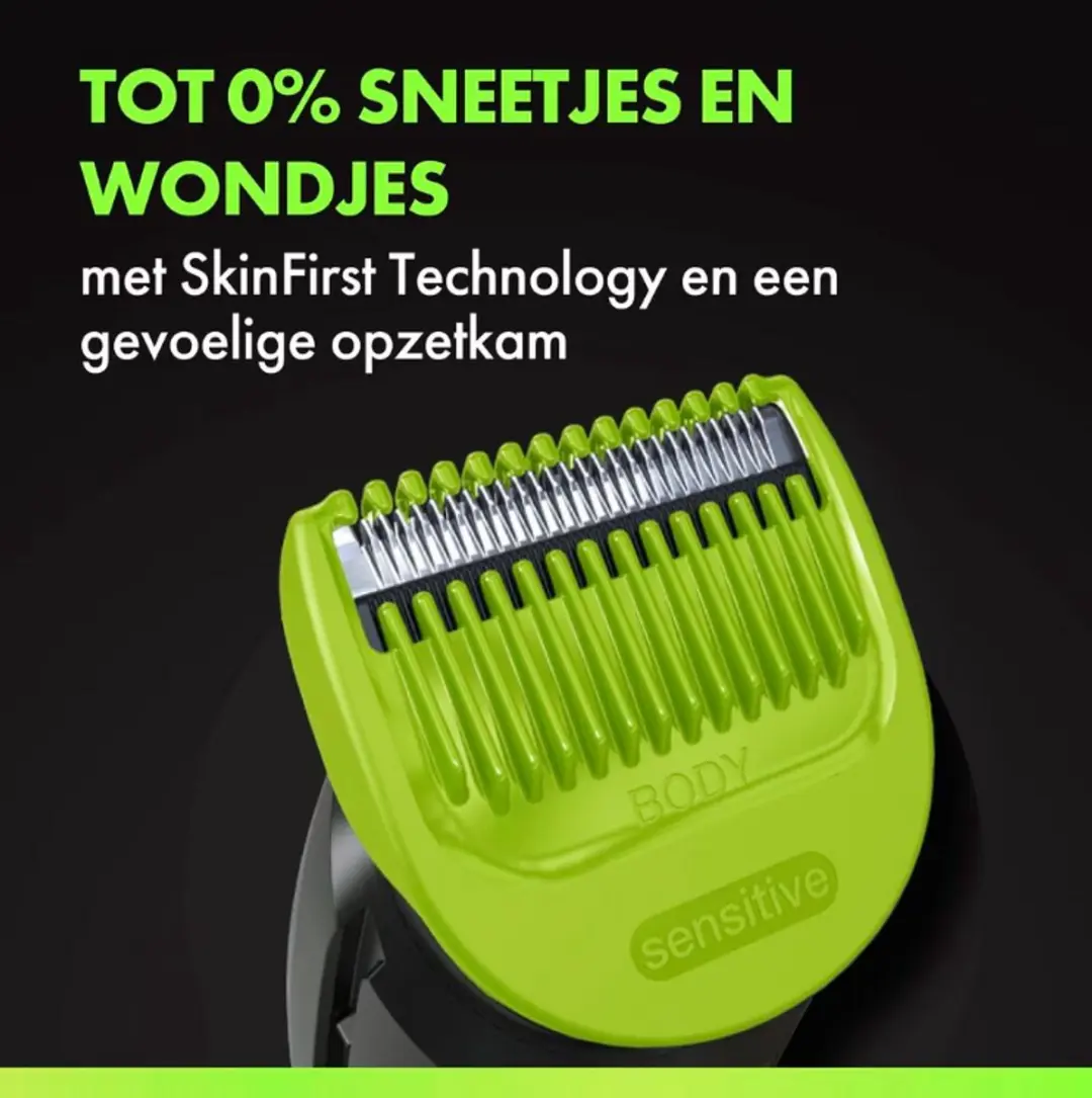 GilletteLabs i5 Body + Intimate Trimmer - Zwart