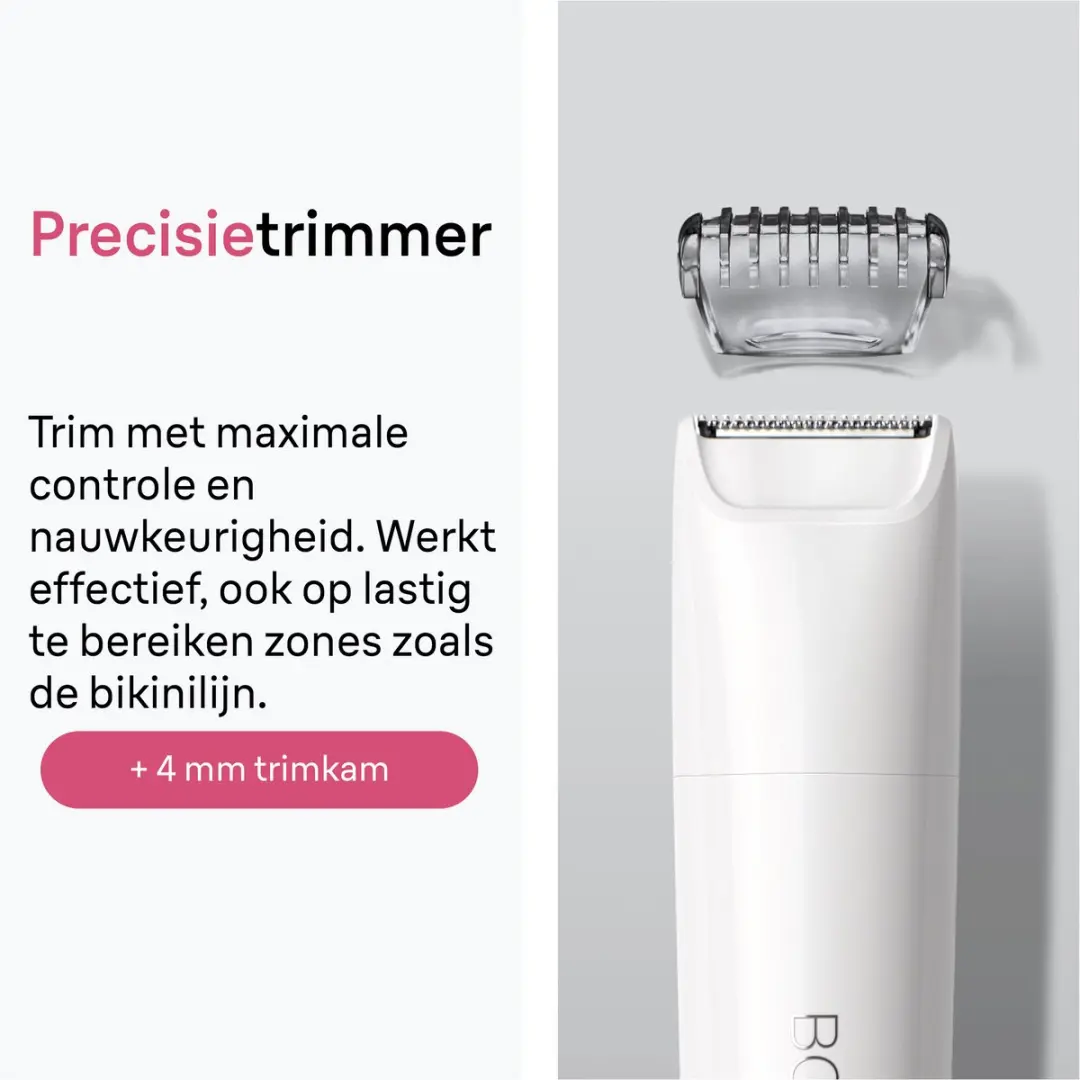 Braun Mini BS1000 Bodytrimmer - 1 Extra - Wit