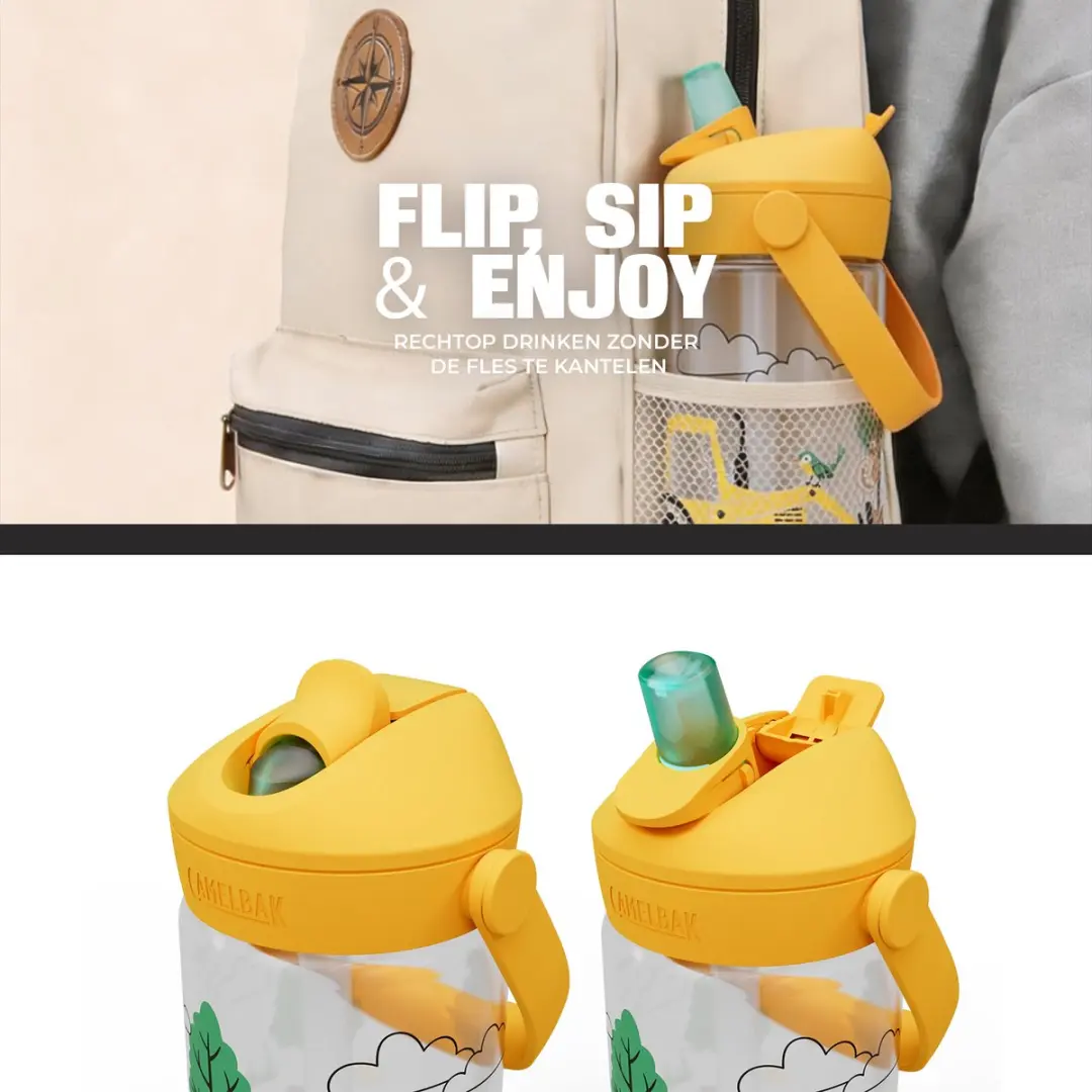 CamelBak Thrive Flip Straw Kids 400ml - CB2860104041 - Transparant