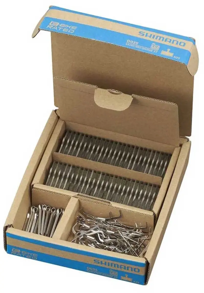 Shimano D03S Hars Schijfrem Remblokken 25 Paren - Goud - afbeelding 4 van 4