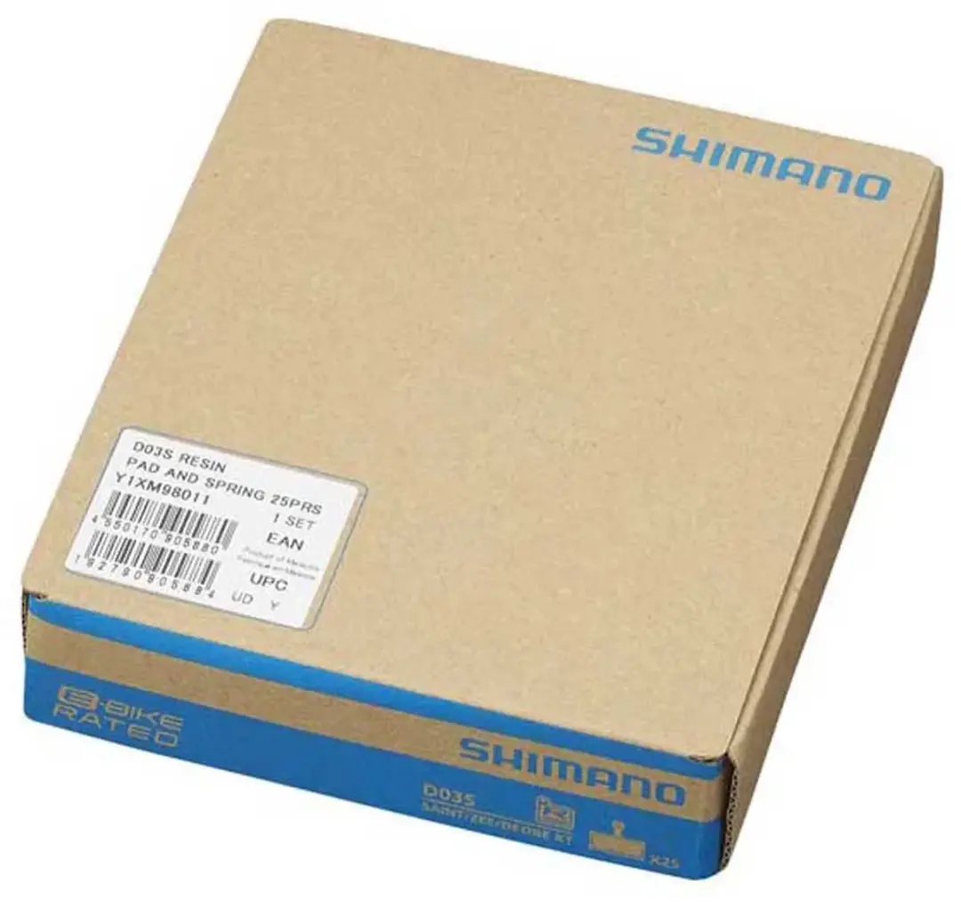 Shimano D03S Hars Schijfrem Remblokken 25 Paren - Goud - afbeelding 3 van 4
