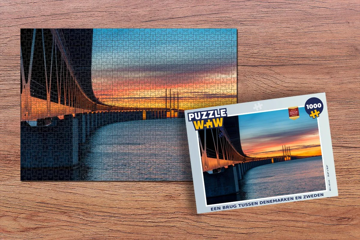 PuzzleWow Legpuzzel 1000 Stuks - Multicolor
