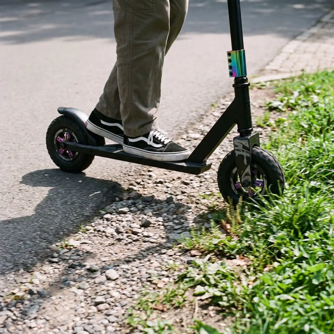 Nils Extreme Step met Luchtbanden - Zwart