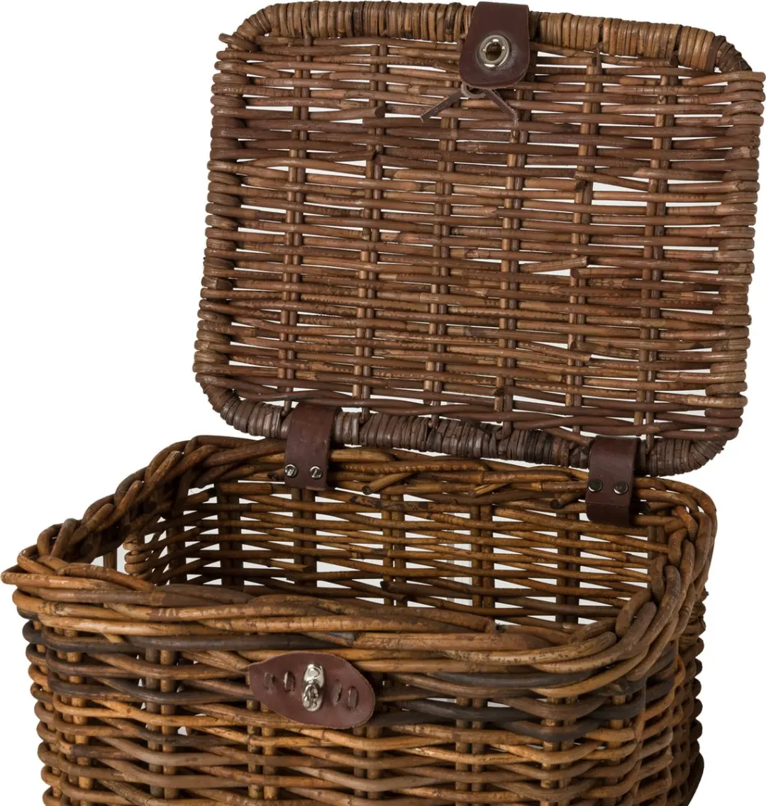 FastRider Sera Rotan Fietsmand 17L - Bruin - afbeelding 5 van 6