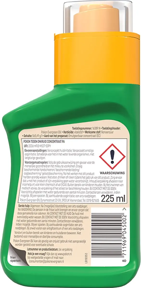 Pokon Tegen Onkruid Concentraat 225ml - 100m² - afbeelding 3 van 6