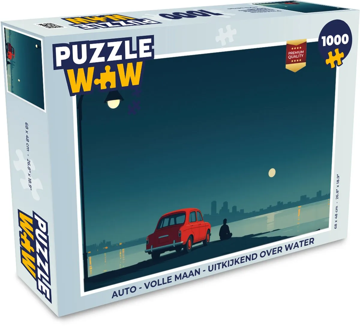 PuzzleWow Volle Maan Legpuzzel 1000 Stuks