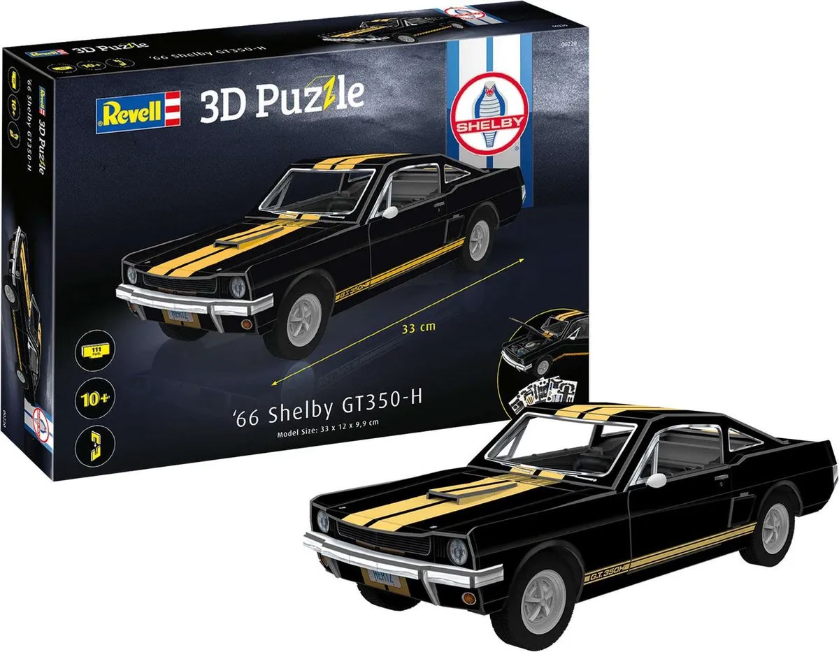 Revell 1966 Shelby GT350-H 3D Puzzel - 111 Stuks - Multi