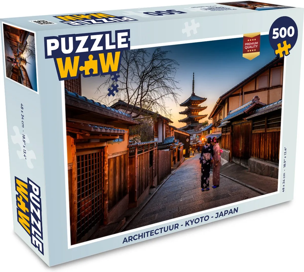 PuzzleWow Kyoto Legpuzzel 500 Stuks