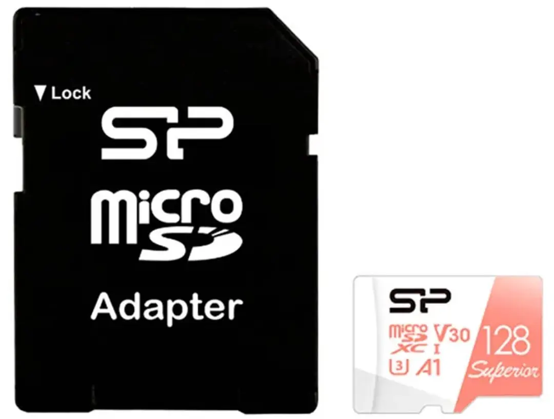 Silicon Power Superior Pro SP128GBSTXDV3V20SP MicroSDHC 128GB - UHS-I U3 A1 V30