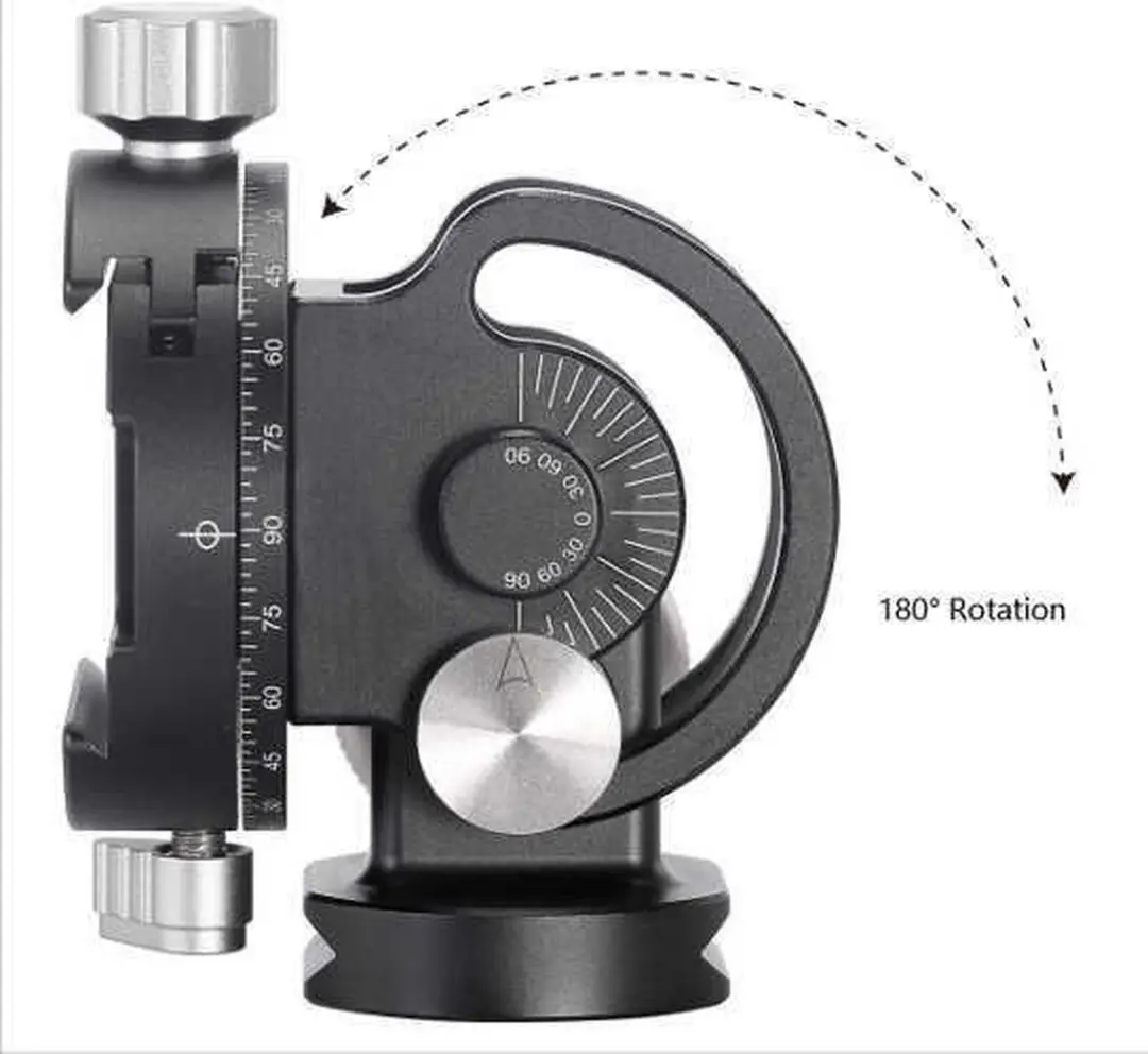 LeoFoto Monopod Head VH-10 - 10kg - Zwart