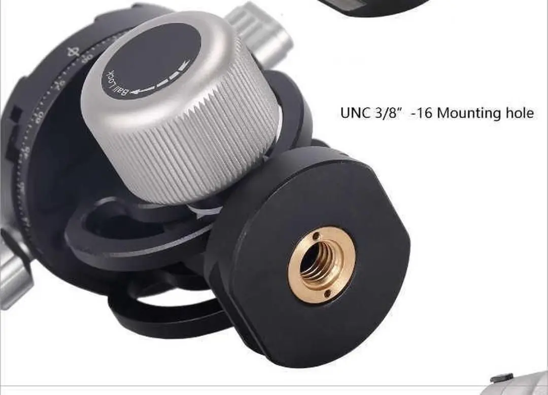 LeoFoto Monopod Head VH-10 - 10kg - Zwart