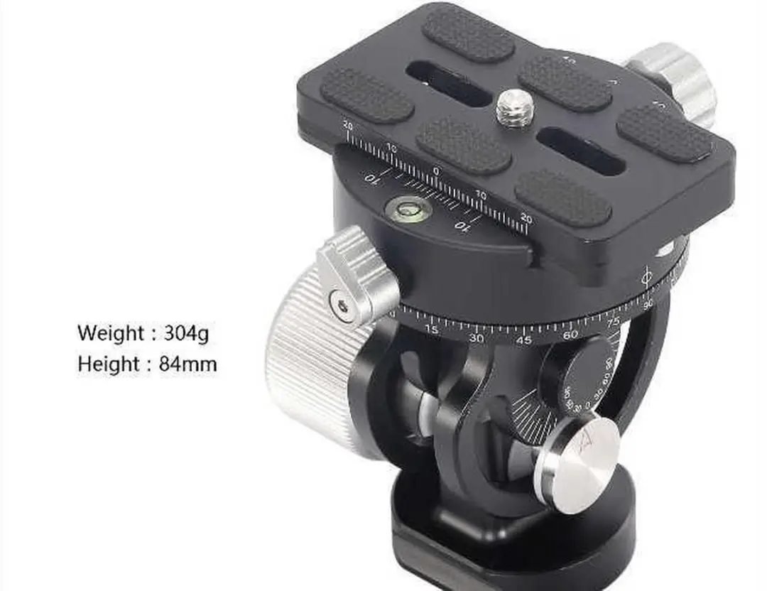 LeoFoto Monopod Head VH-10 - 10kg - Zwart