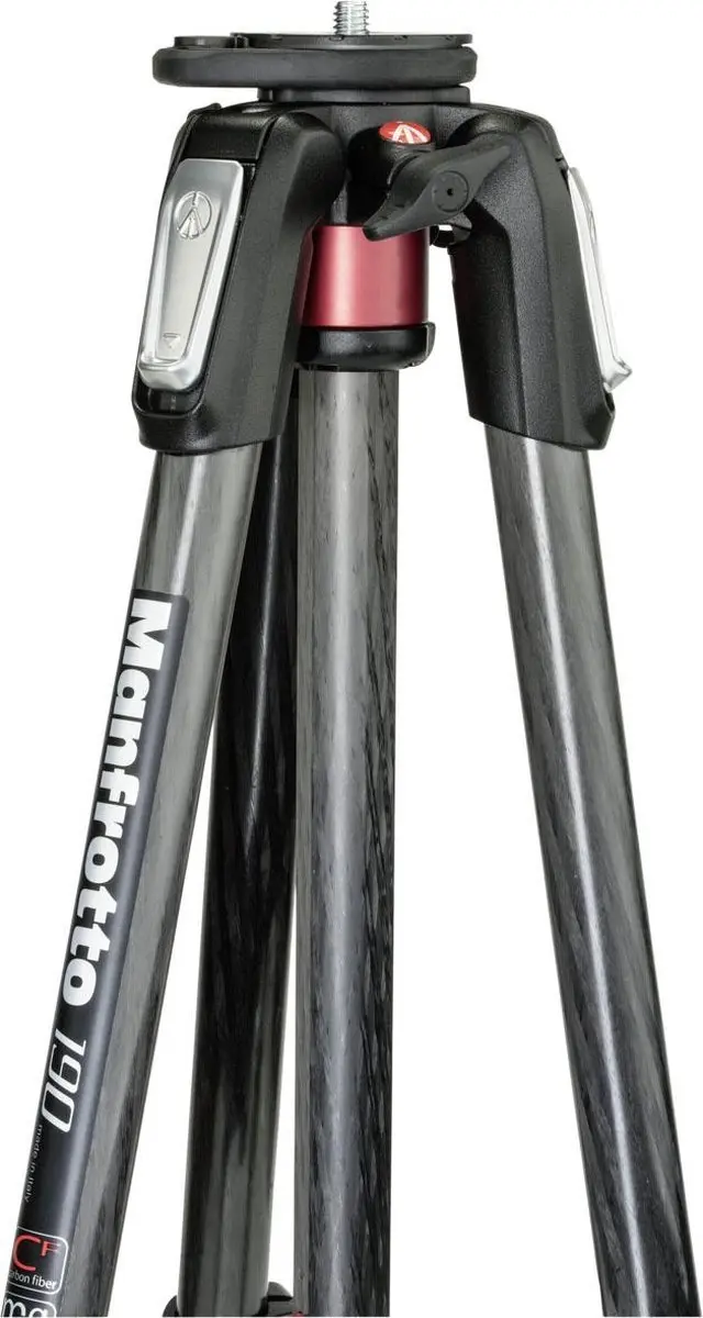Manfrotto MT190CXPRO4 Carbon Statief - 4 Secties - Zwart