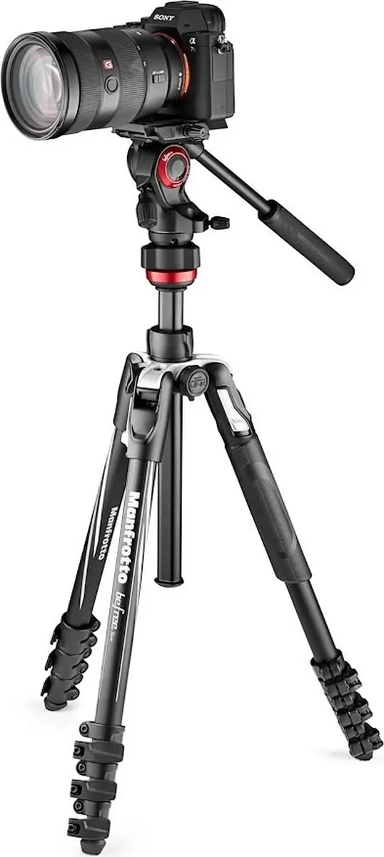 Manfrotto MVKBFRL-LIVE Statief - 4 Secties - Zwart/Zilver