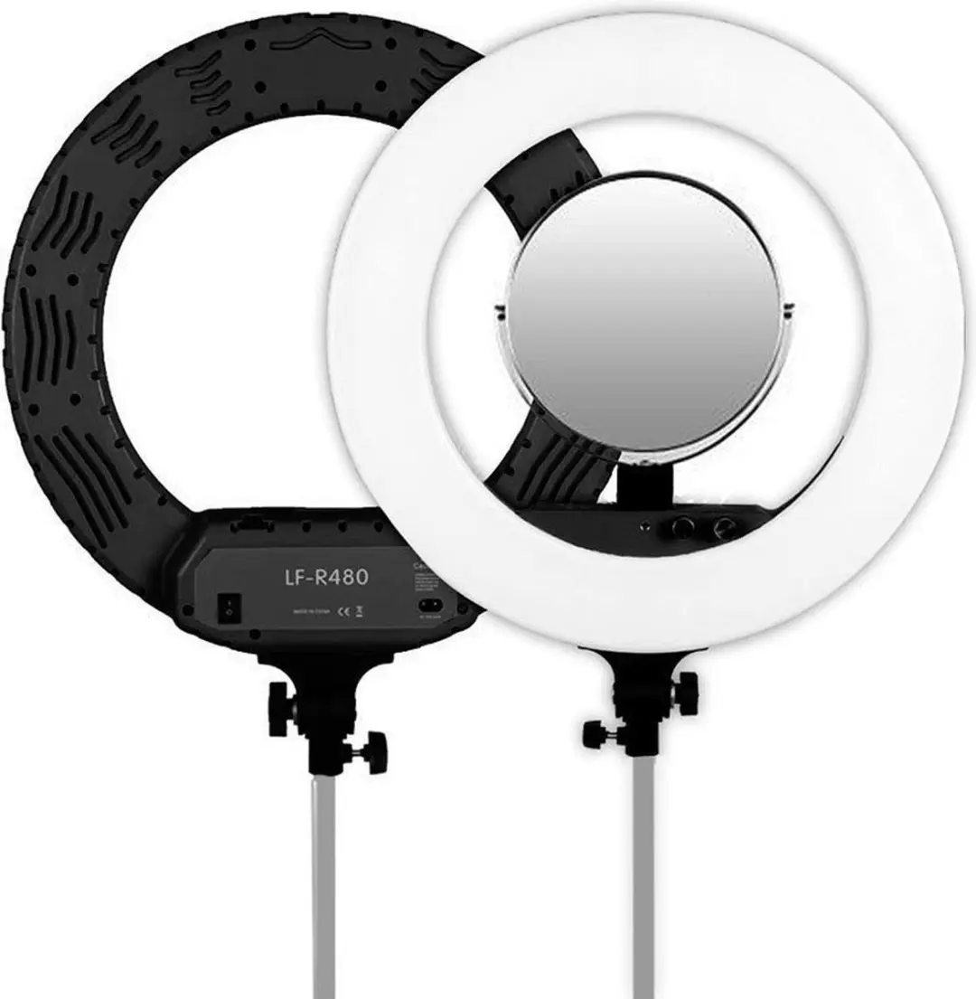 Caruba Round Vlogger 18" LED Set - Zwart