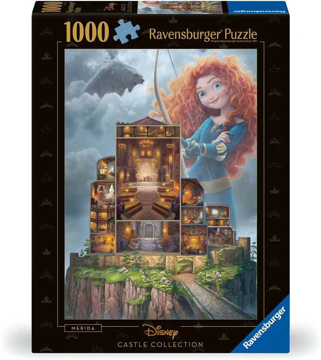 Ravensburger Disney Castles Merida Legpuzzel 1000 Stuks - MPN 12000263
