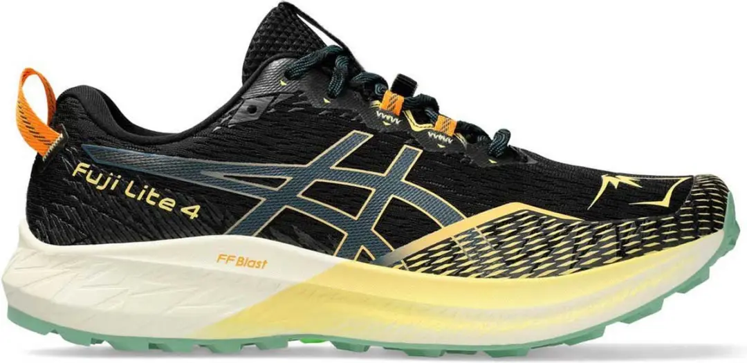 Asics Fuji Lite 4 Trailschoenen Zwart EU 46 Man