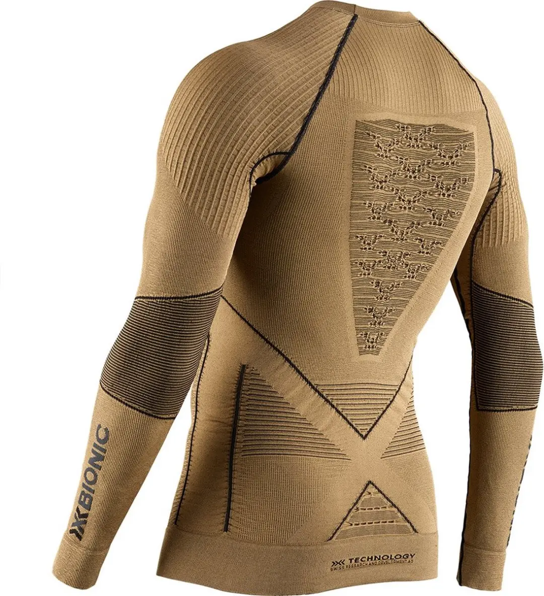 X-bionic Radiactor 4.0 Lange Mouwen Basislaag Goud L Man