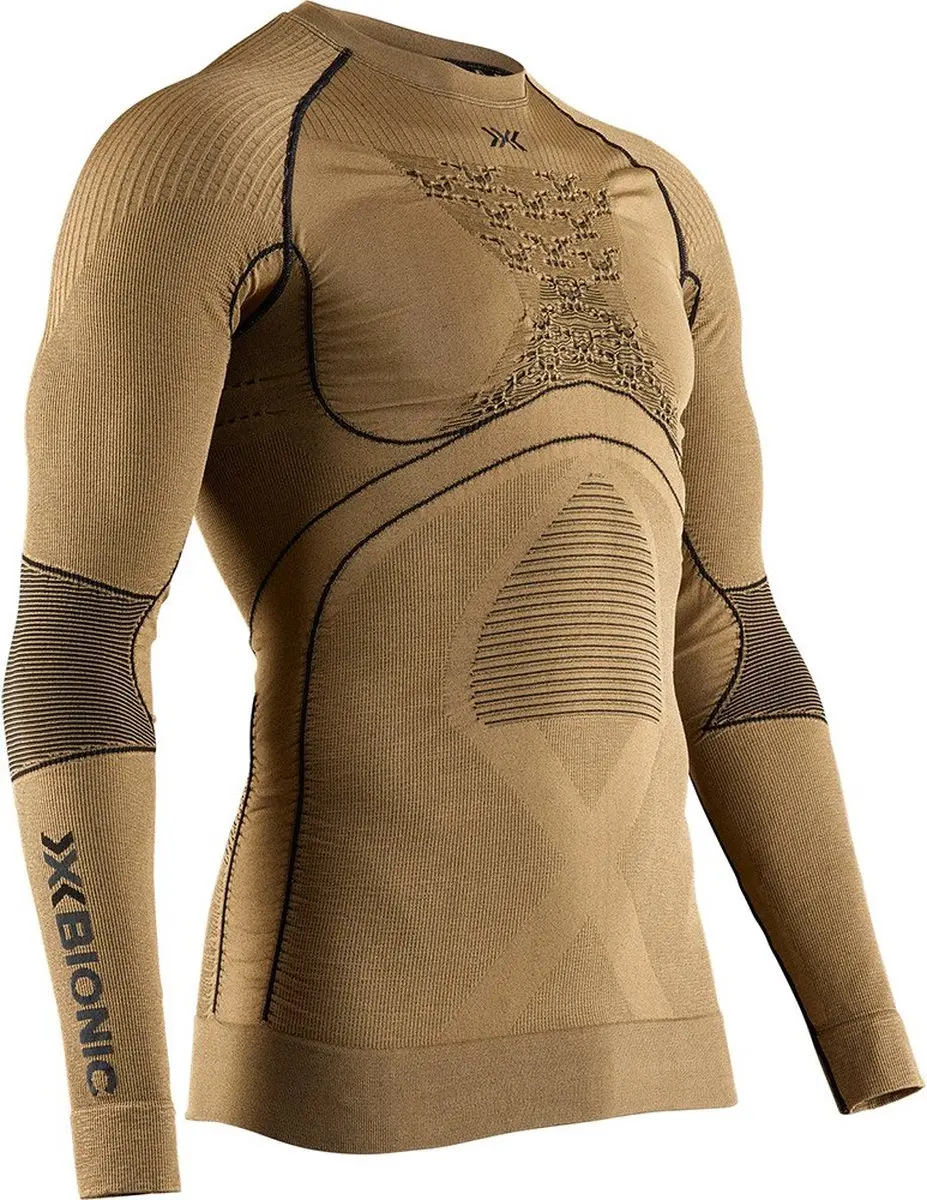 X-bionic Radiactor 4.0 Lange Mouwen Basislaag Goud L Man
