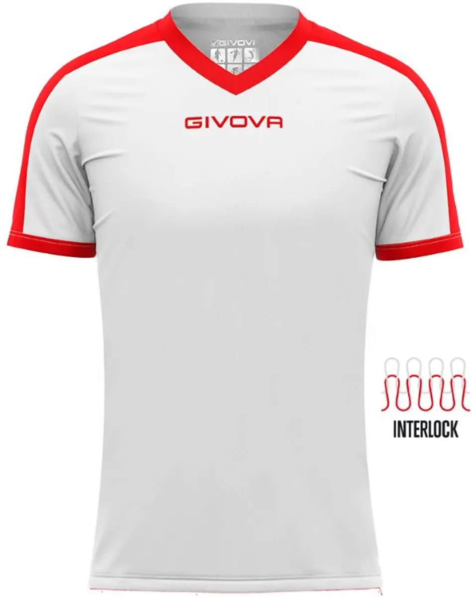 Givova Revolution Sport-T-shirt - XXL - Wit - afbeelding 3 van 3