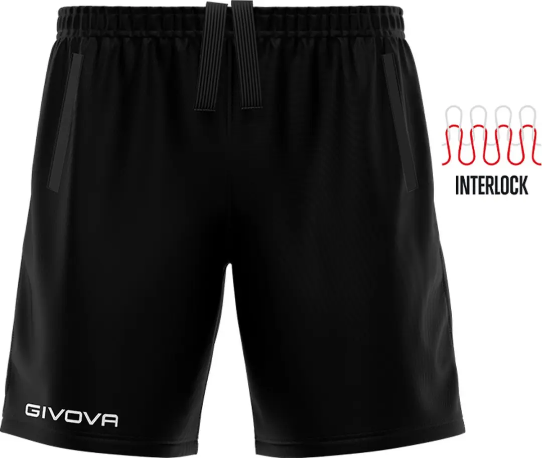 Sportbroekje Givova Pocket Zwart Zwart
