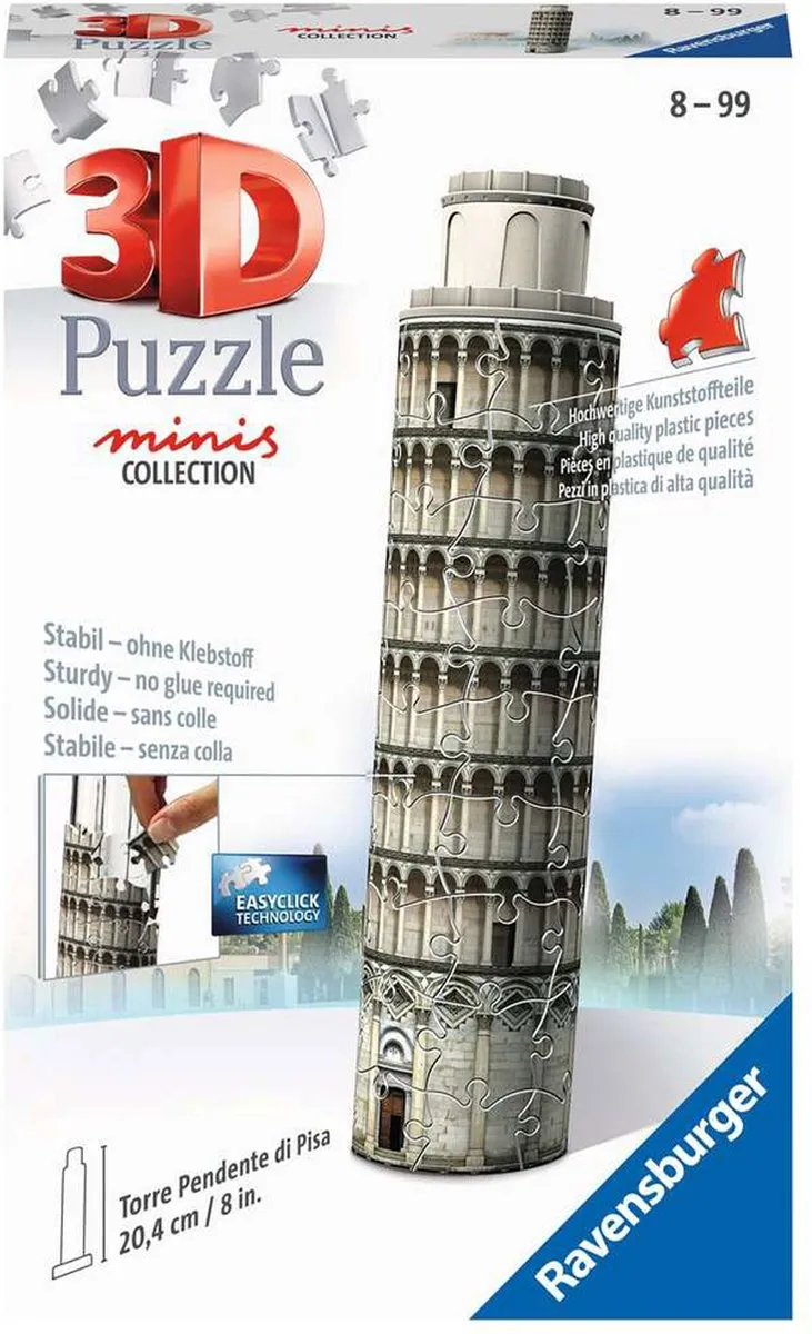 Ravensburger Mini Schiefer Turm Pisa 3D Puzzel