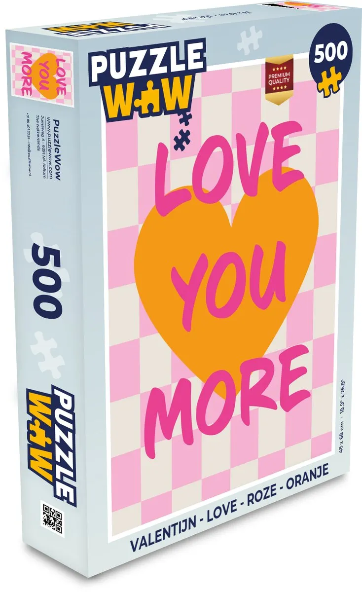PuzzleWow Valentijn Love Puzzel 500 Stuks