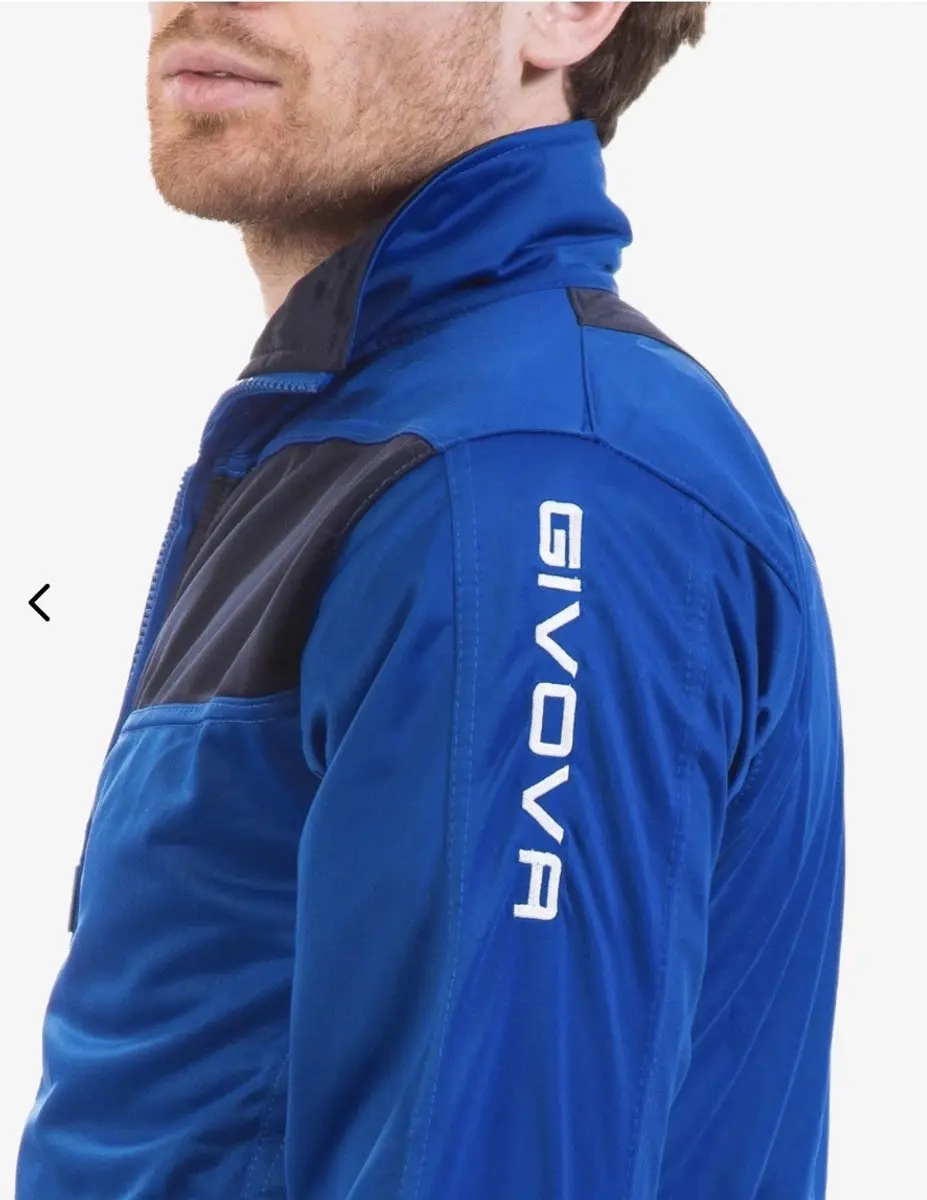 Givova Visa Trainingspak 5XL - Blauw/Zwart - afbeelding 3 van 5