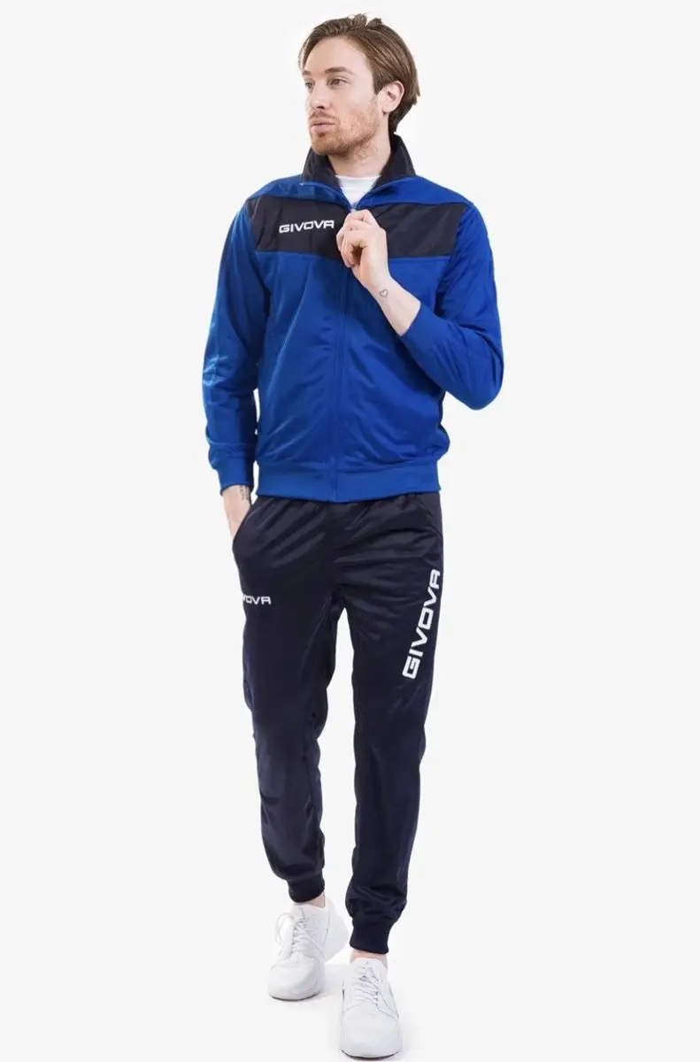 Givova Visa Trainingspak Blauw,Zwart 5XL Man