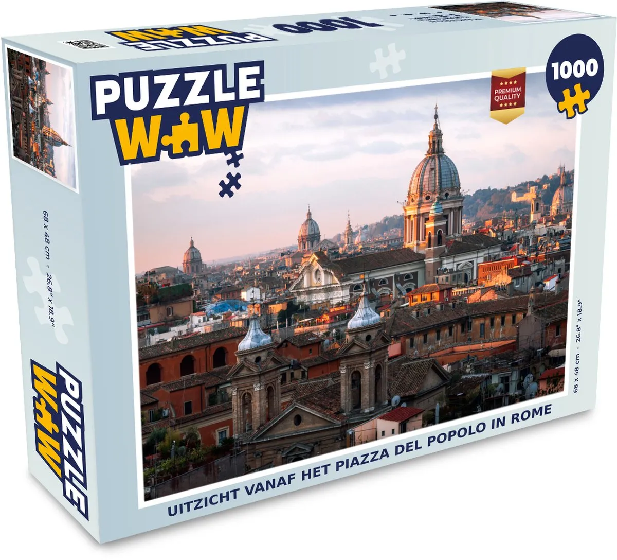PuzzleWow Rome Italië Legpuzzel 1000 Stuks