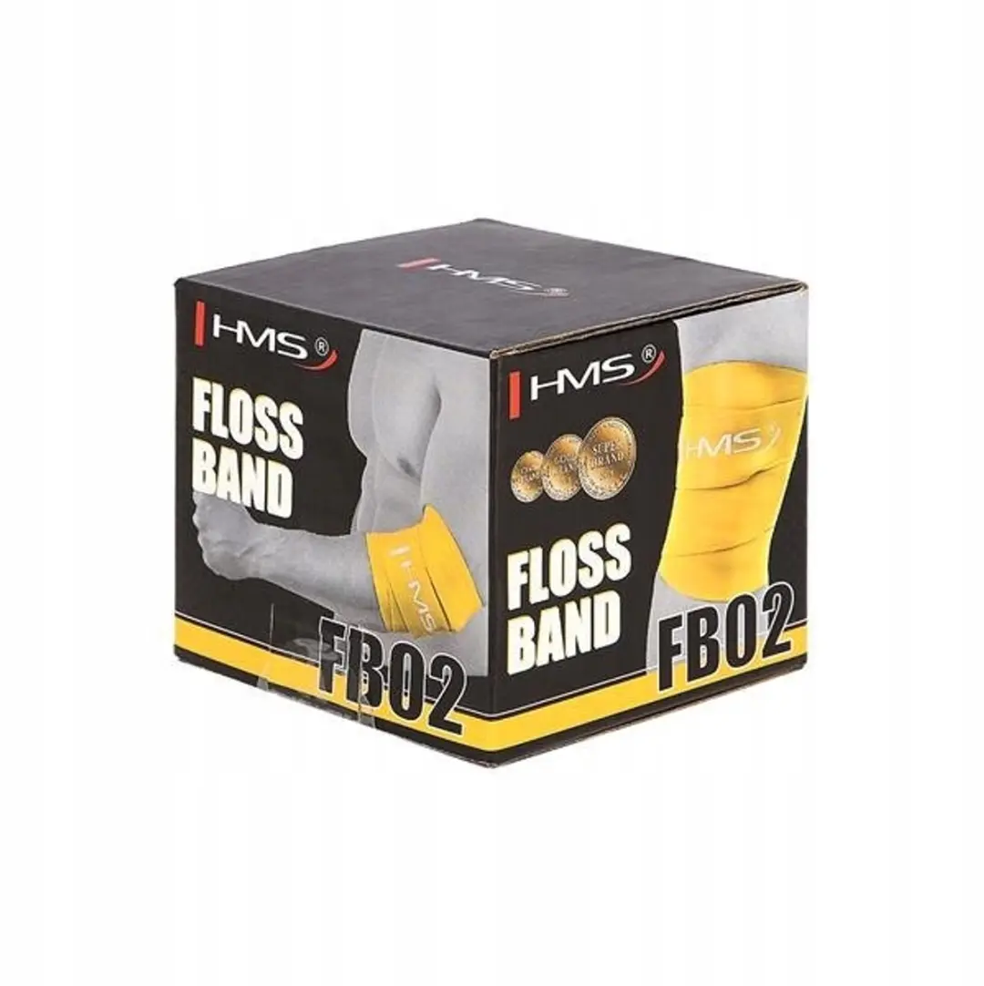 HMS Floss Band FB02 Oefenband 208cm - 7-16kg Oranje