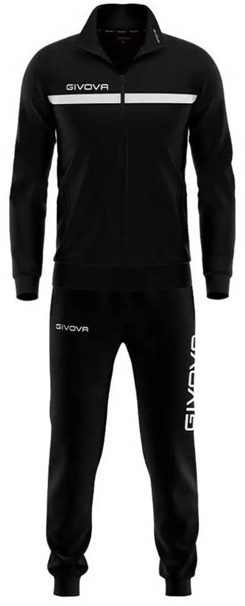 Givova One Trainingspak - XS - Zwart/Wit - afbeelding 3 van 3