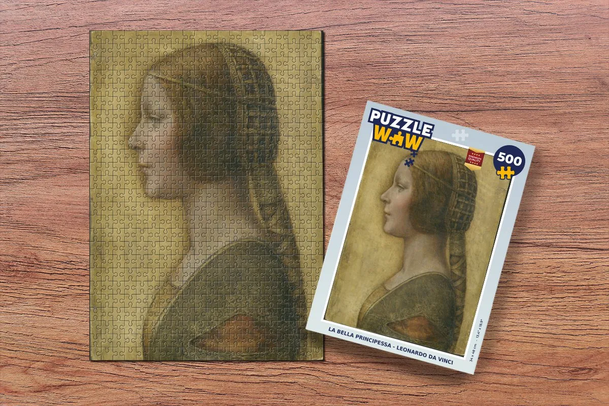 PuzzleWow La Bella Principessa Legpuzzel 500 Stuks - Multicolor
