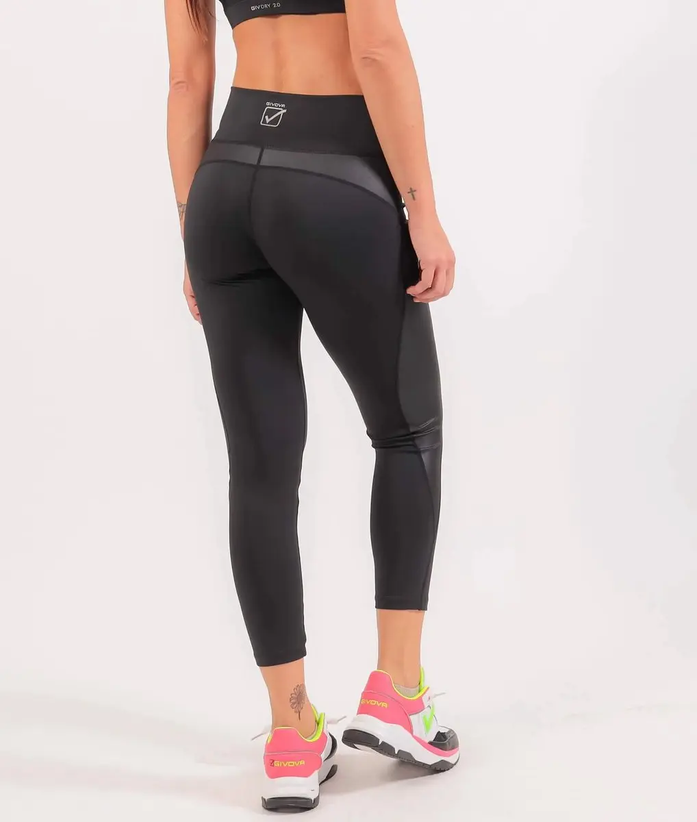 Givova Eco Leggins Dames - Zwart L - afbeelding 4 van 6