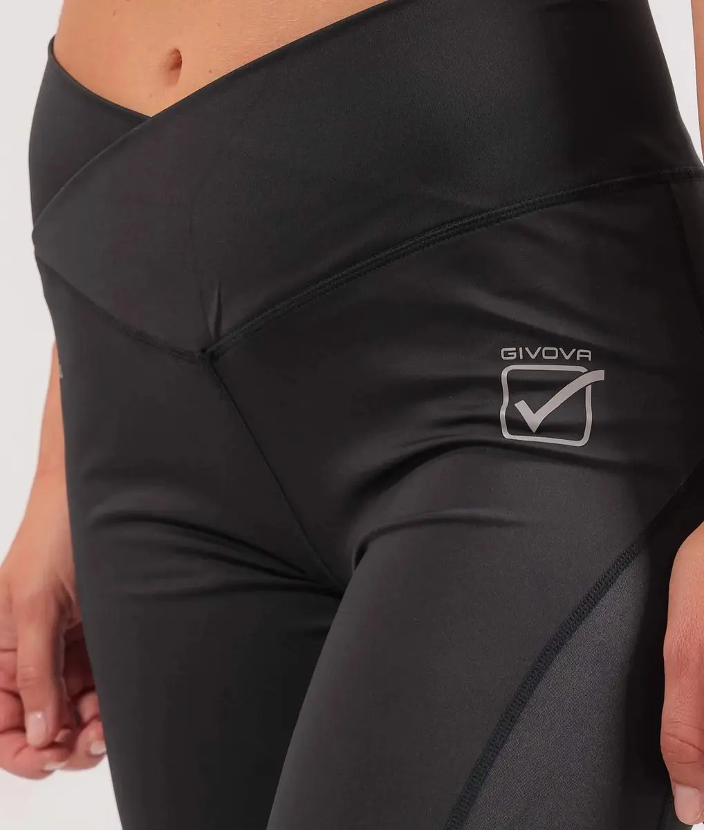 Givova Eco Leggins Dames - Zwart L - afbeelding 3 van 6