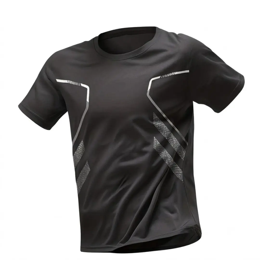 Zwart basketbalshirt heren
