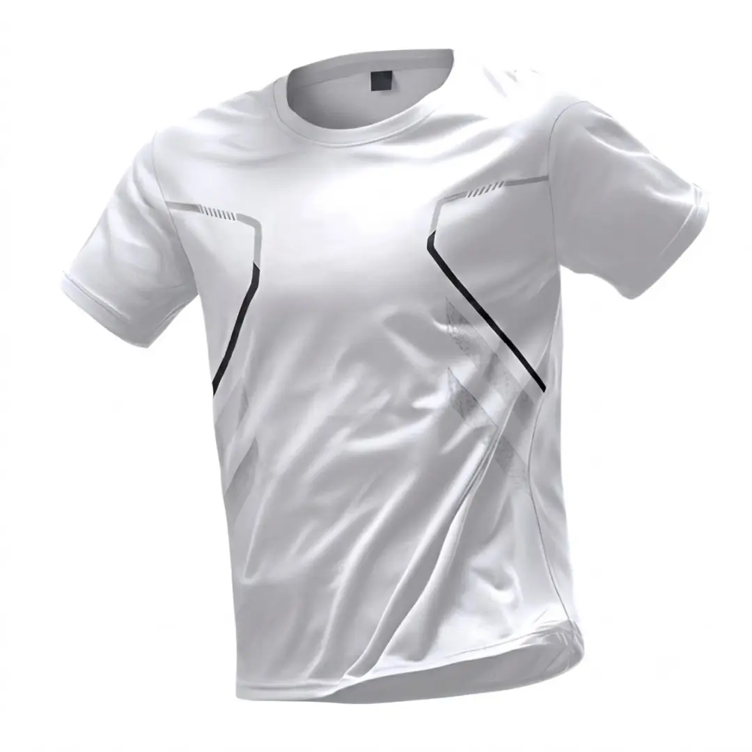Wit basketbalshirt heren
