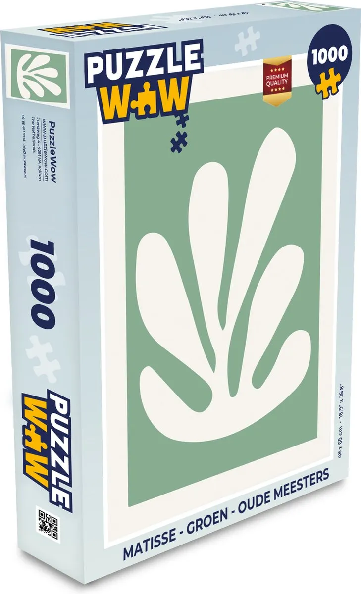 PuzzleWow Matisse Legpuzzel 1000 Stuks