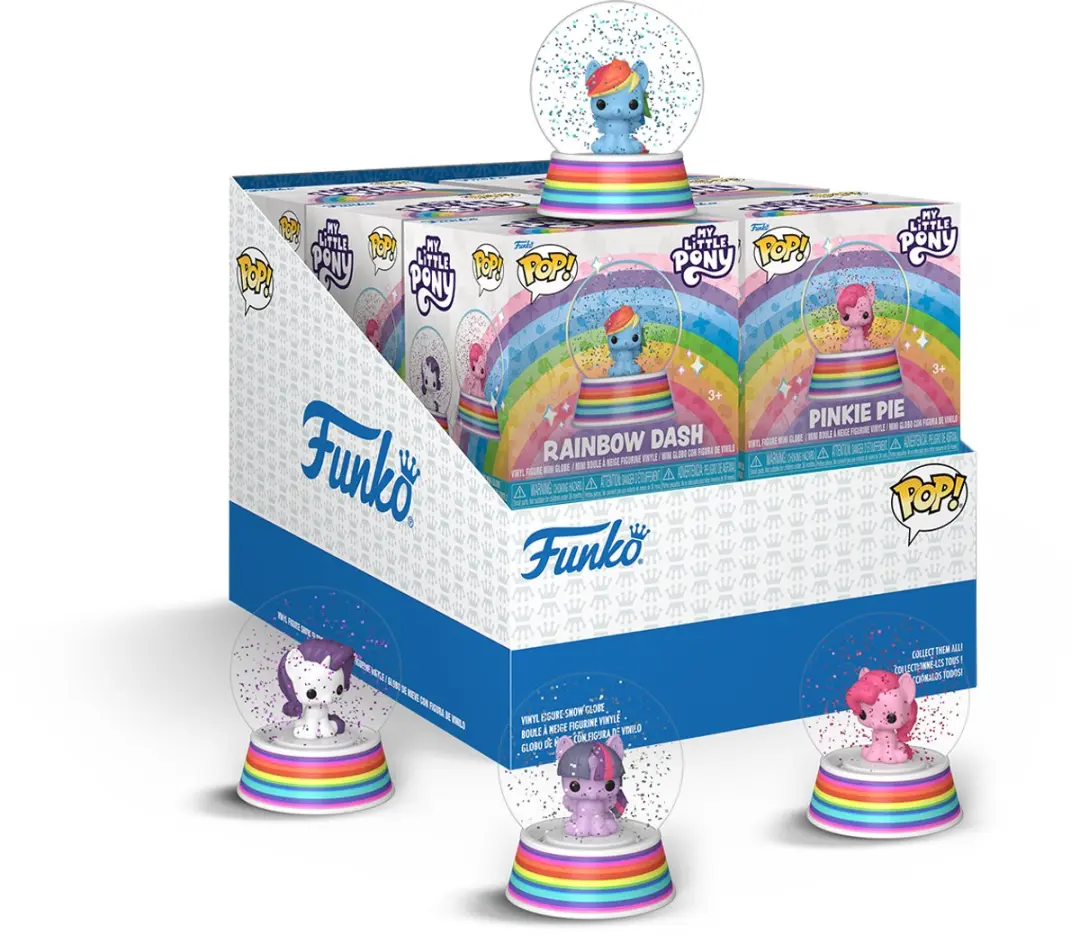 FUNKO ASST MINI GLITTER GLOBES: MLP-12PCPDQ