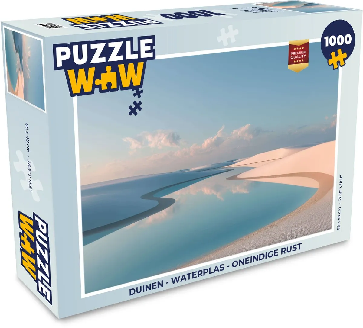PuzzleWow Duinen Waterplas Oneindige Rust Puzzel - 1000 Stuks