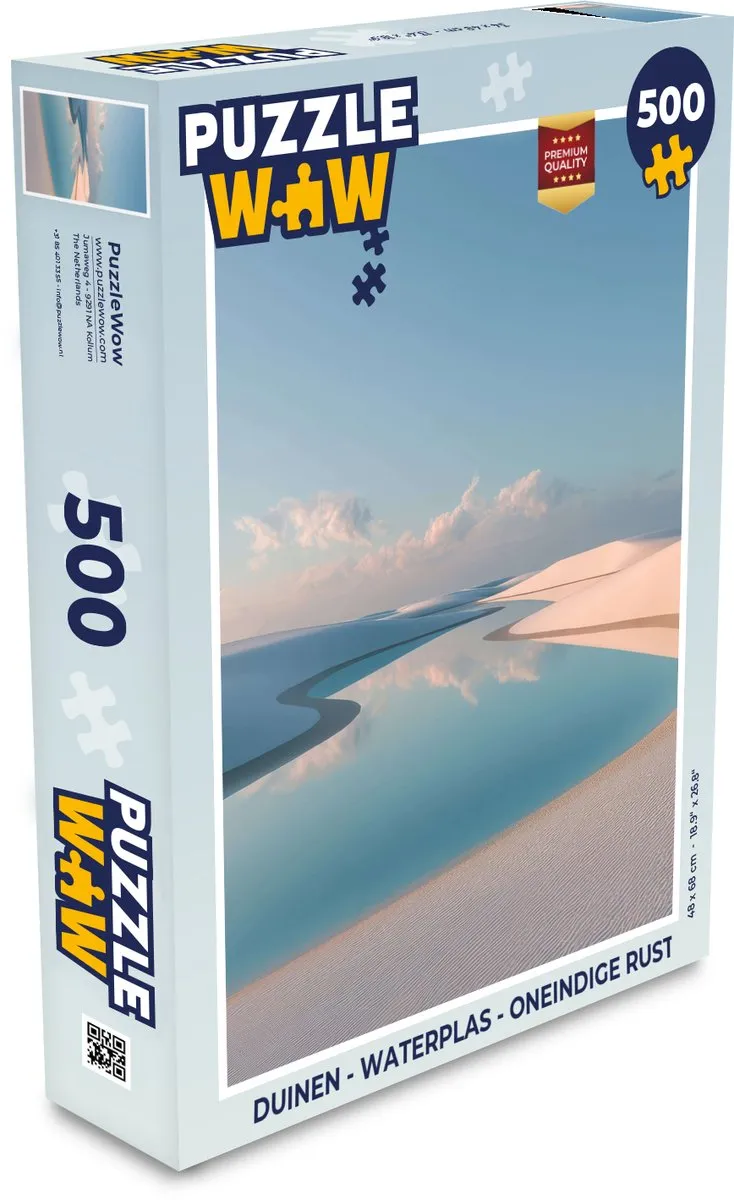 PuzzleWow Duinen Waterplas Oneindige Rust Puzzel - 1000 Stuks