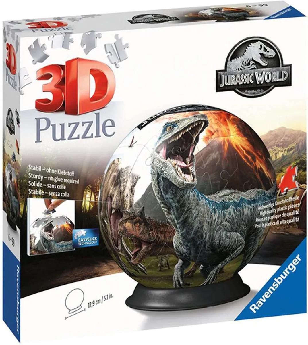 Ravensburger Jurassic World 3D Puzzel 72 Stuks - Multicolor - afbeelding 6 van 6